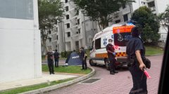 男子倒毙组屋底层 女子依精神健